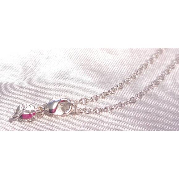 Sterling Silver 925 Plated 18 Inch Rolo Link Chain Necklace New 1/16th" Wide - Picture 2 of 3